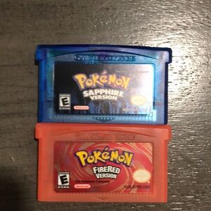 Pokémon sapphire and fire red